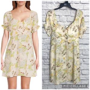 Madden NYC Floral Cottagecore Peasant Mini Dress size Juniors XXL (19)